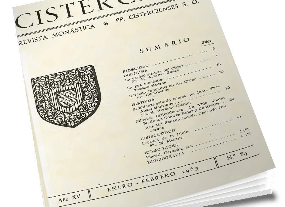 Revista Cistercium 84
