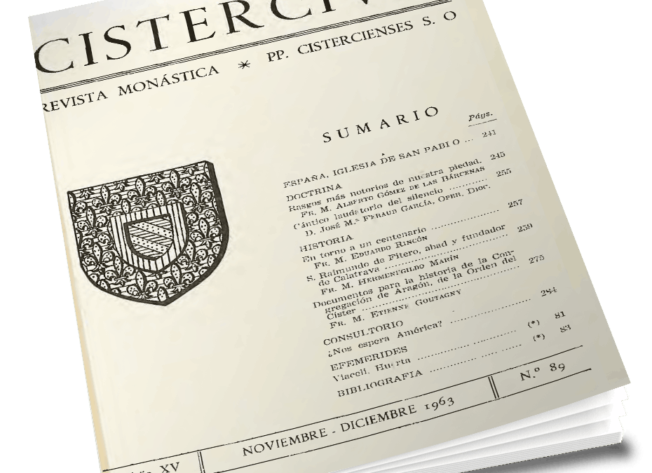 Revista Cistercium 89
